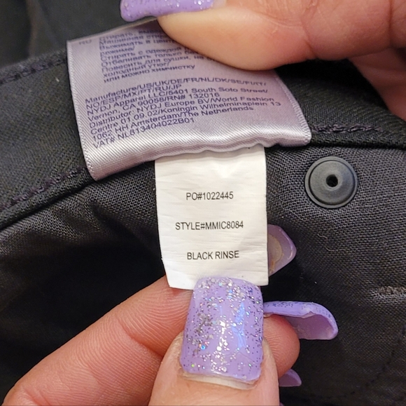 NEW NYDJ Slim Bootcut Black Rinse Stretch Jeans Womens Size14 - Picture 9 of 9